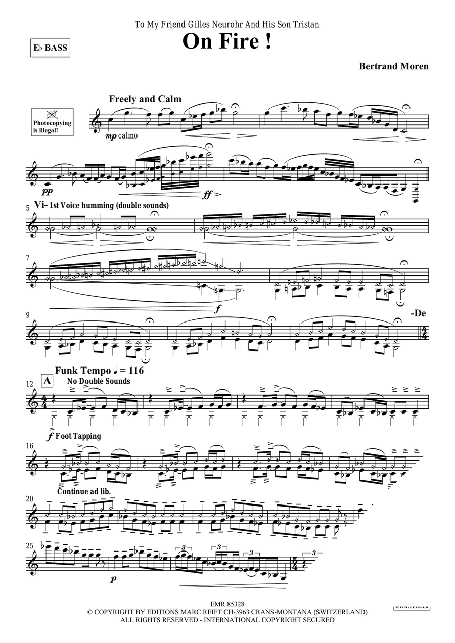 On Fire ! On Fire ! Voice Solo scores gallery preview page 4