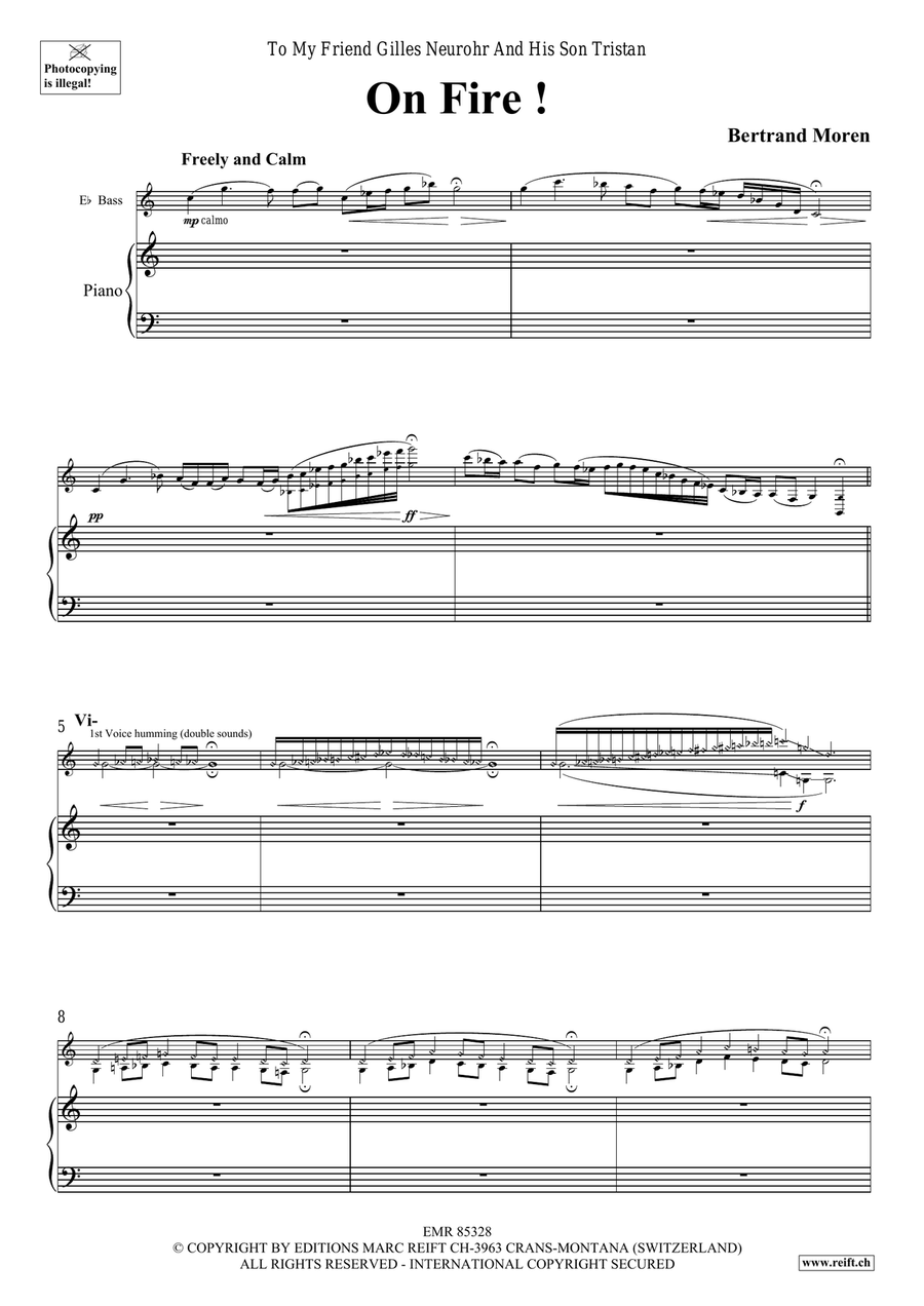 On Fire ! On Fire ! Voice Solo scores gallery preview page 5