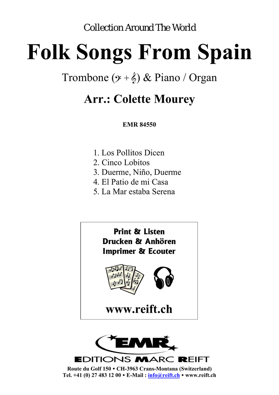 Folk Songs From Spain Folk Songs From Spain Organ scores gallery preview page 2