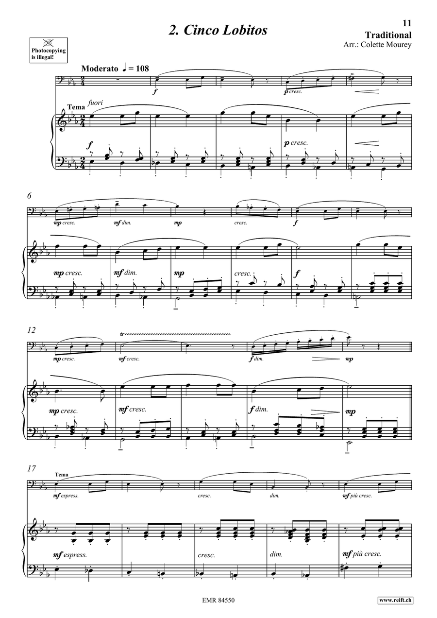 Folk Songs From Spain Folk Songs From Spain Organ scores gallery preview page 6