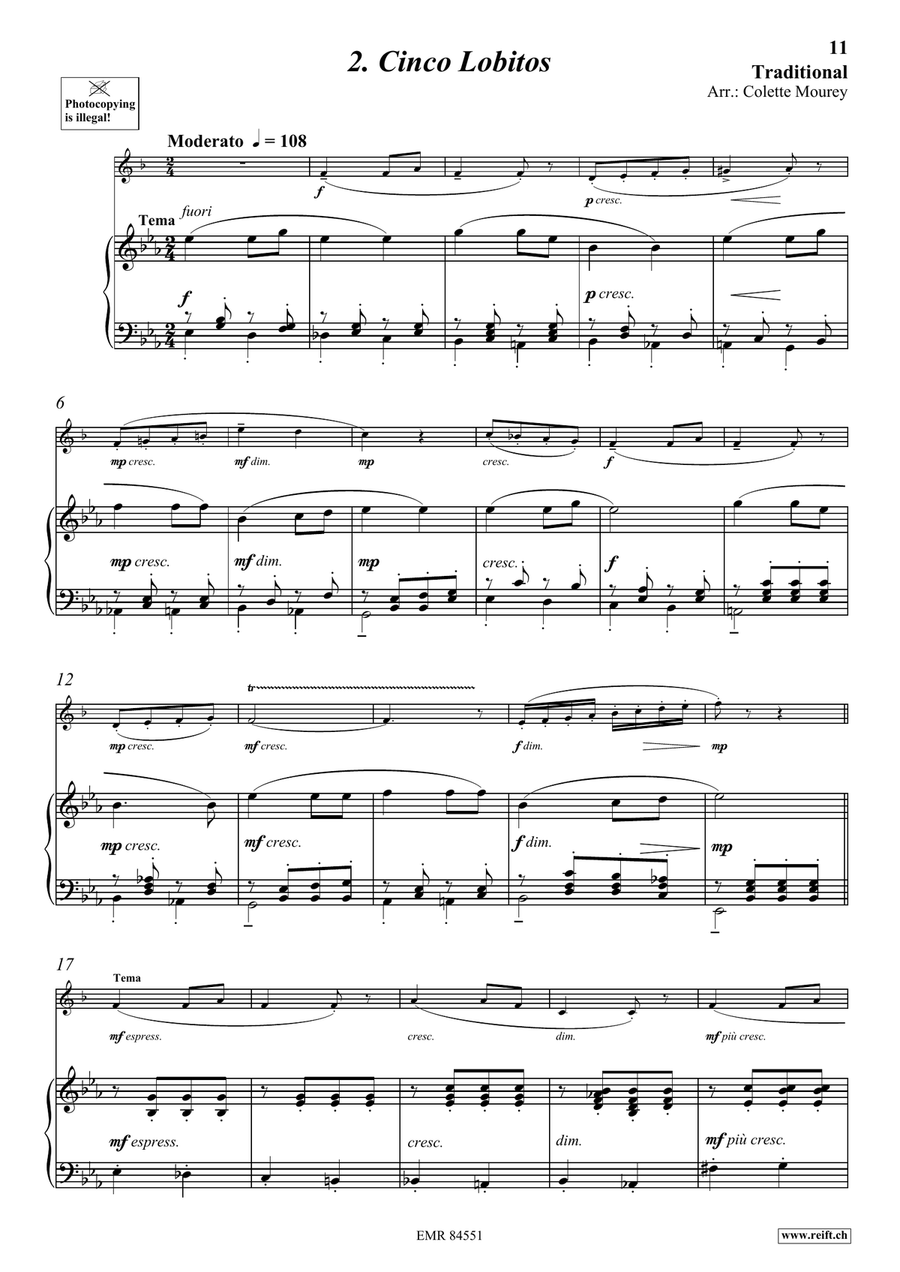 Folk Songs From Spain Folk Songs From Spain Euphonium scores gallery preview page 6