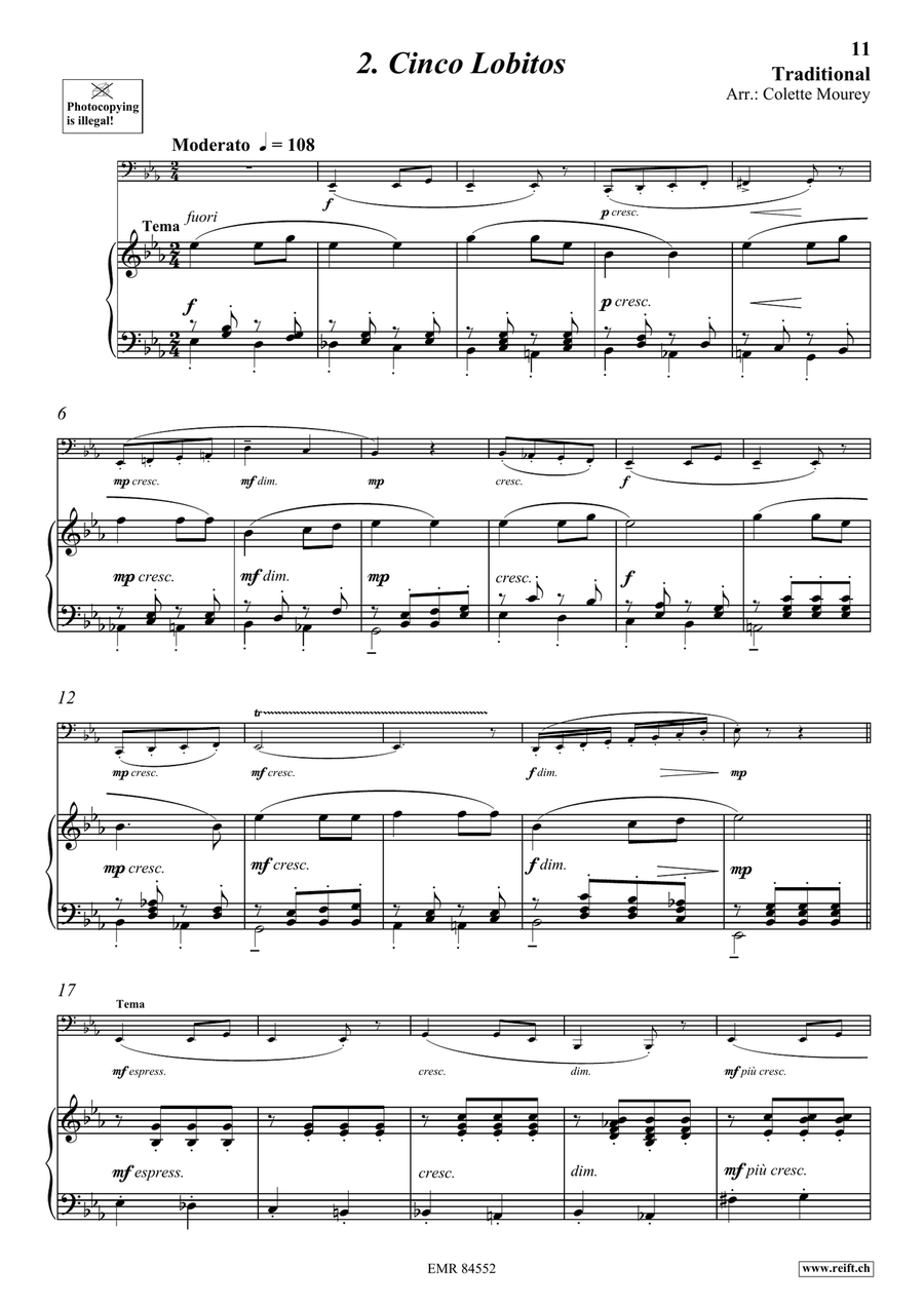 Folk Songs From Spain Folk Songs From Spain Tuba scores gallery preview page 6