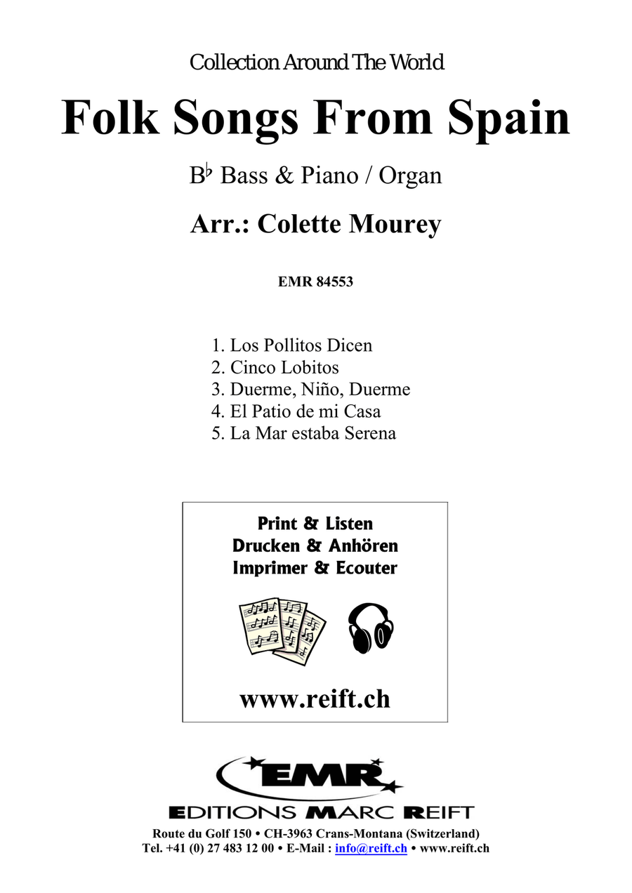 Folk Songs From Spain Folk Songs From Spain Organ scores gallery preview page 2