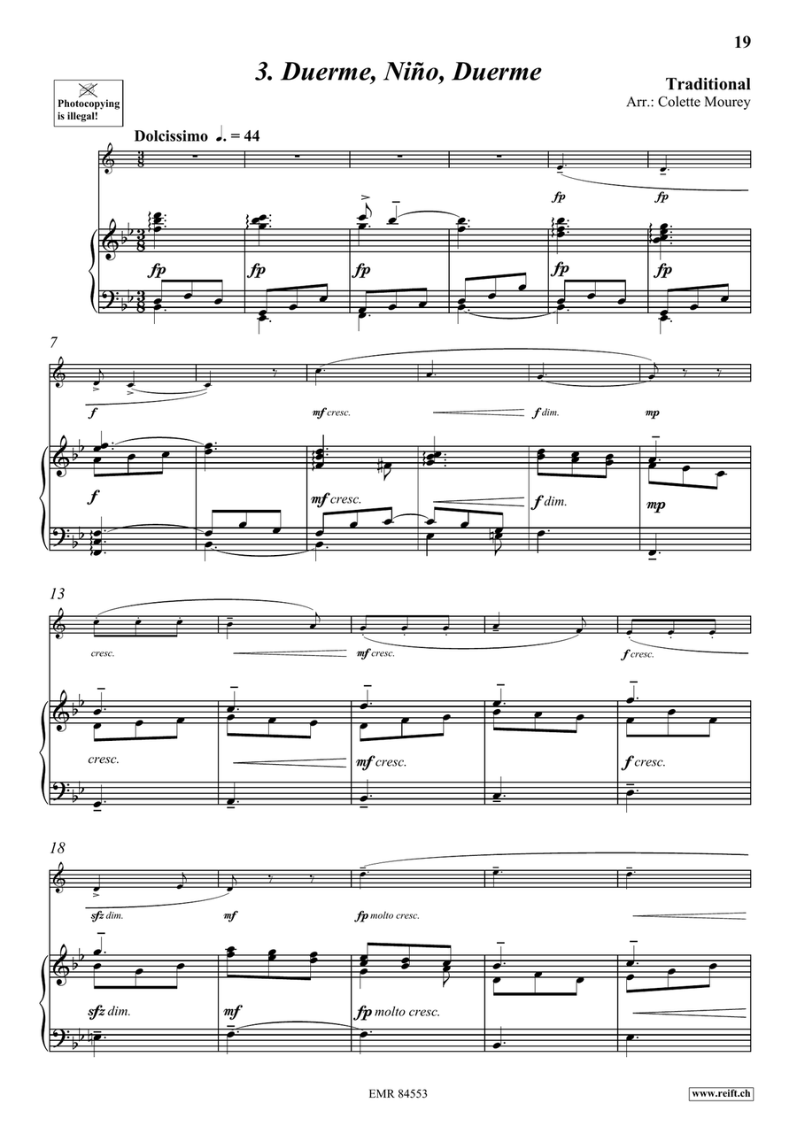 Folk Songs From Spain Folk Songs From Spain Organ scores gallery preview page 8