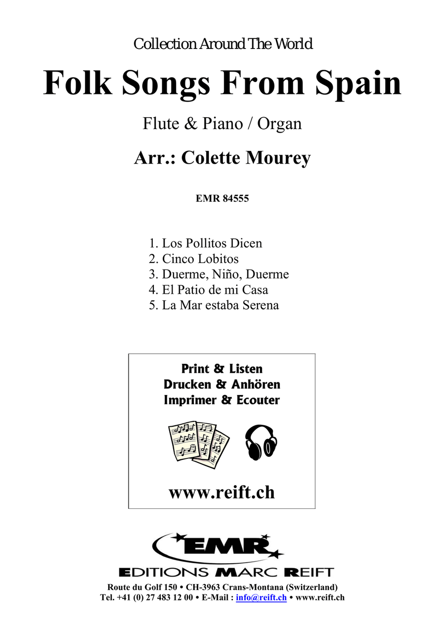 Folk Songs From Spain Folk Songs From Spain Flute Solo scores gallery preview page 2