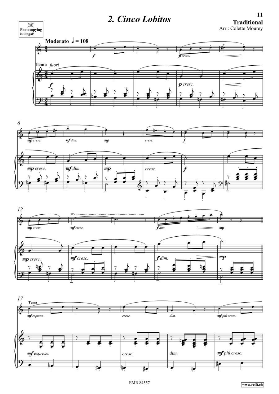 Folk Songs From Spain Folk Songs From Spain Violin Solo scores gallery preview page 6