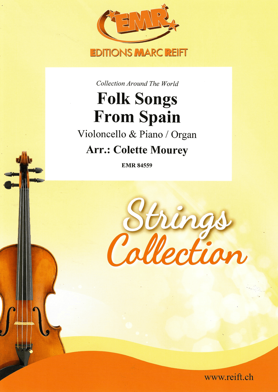Folk Songs From Spain Folk Songs From Spain Organ scores gallery preview page 1