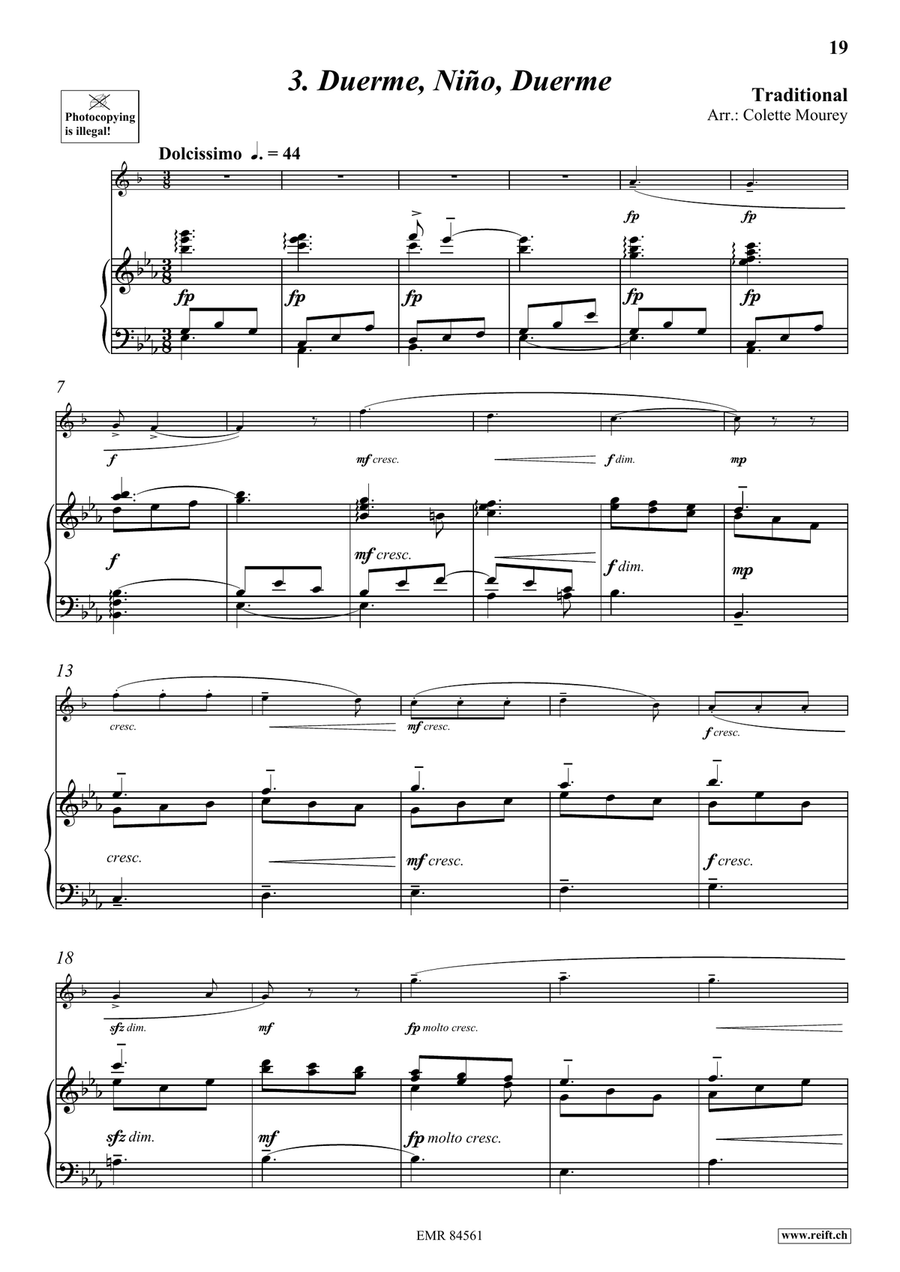 Folk Songs From Spain Folk Songs From Spain Clarinet Solo scores gallery preview page 8
