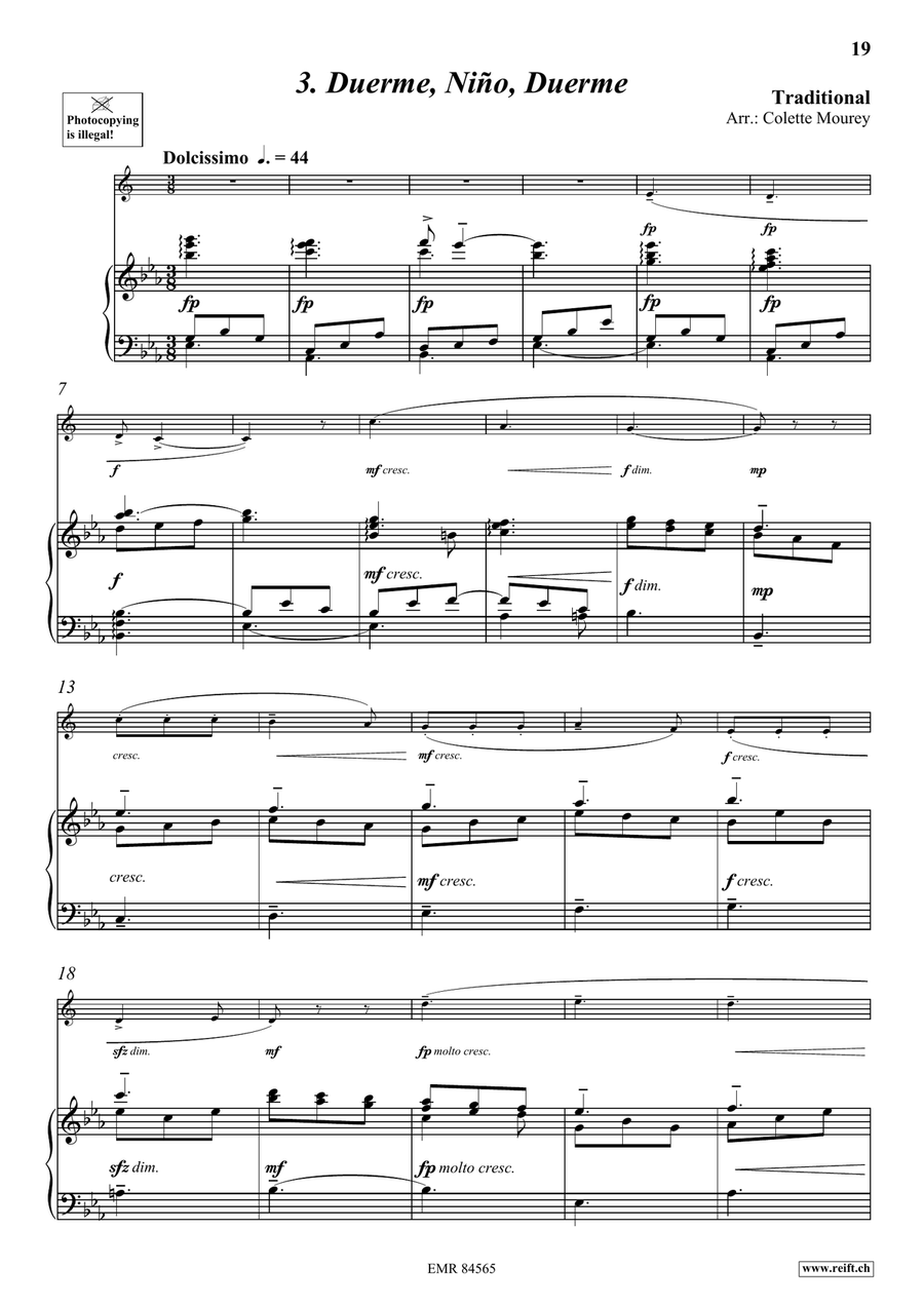 Folk Songs From Spain Folk Songs From Spain Baritone Saxophone scores gallery preview page 8