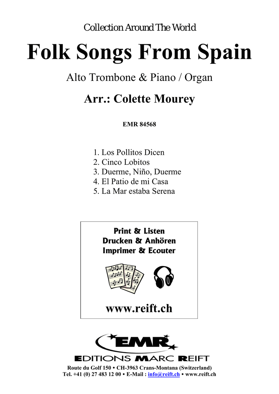 Folk Songs From Spain Folk Songs From Spain Organ scores gallery preview page 2