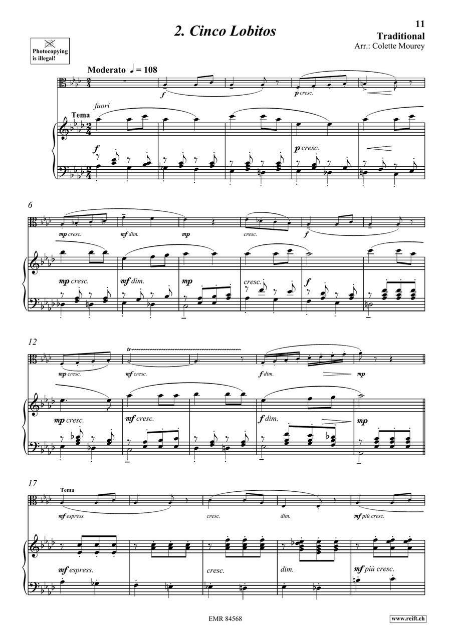 Folk Songs From Spain Folk Songs From Spain Organ scores gallery preview page 6