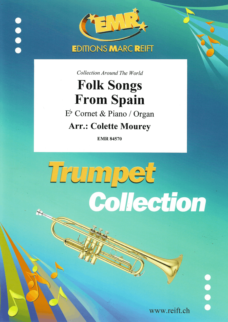Folk Songs From Spain Folk Songs From Spain Cornet scores gallery preview page 1
