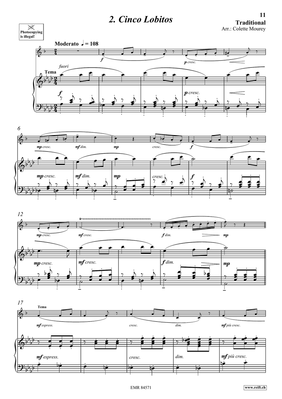 Folk Songs From Spain Folk Songs From Spain Organ scores gallery preview page 6