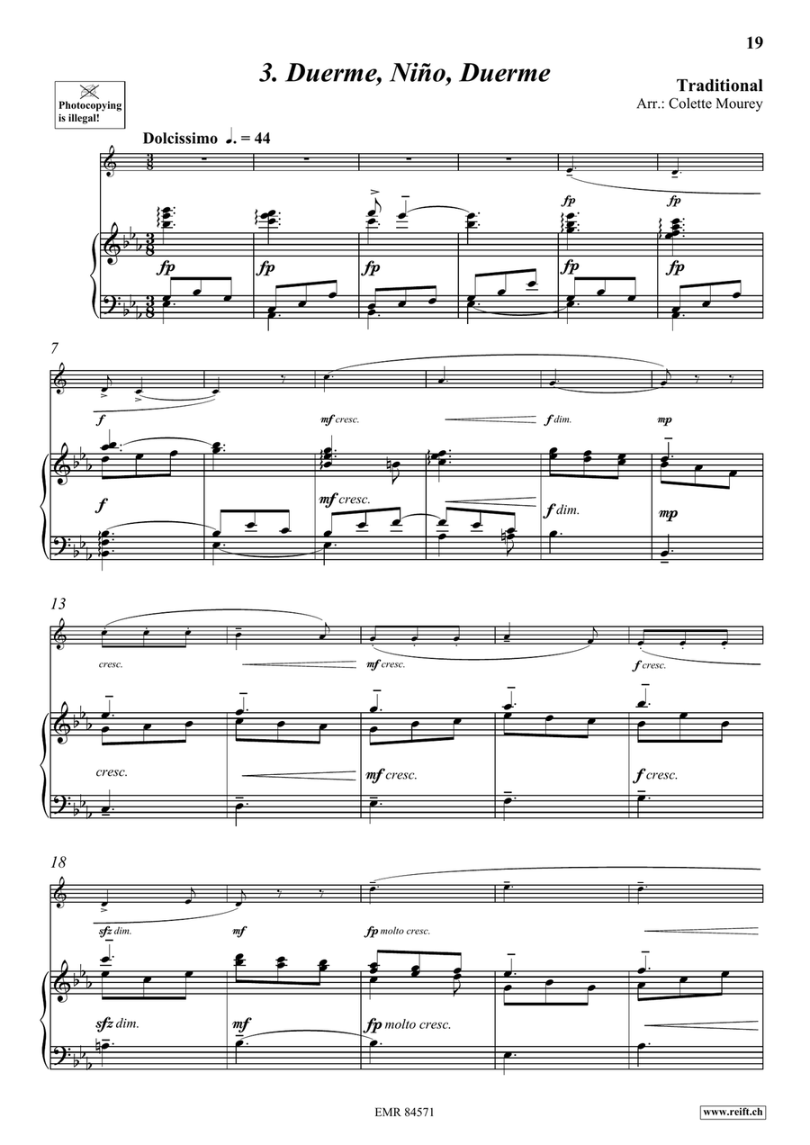 Folk Songs From Spain Folk Songs From Spain Organ scores gallery preview page 8