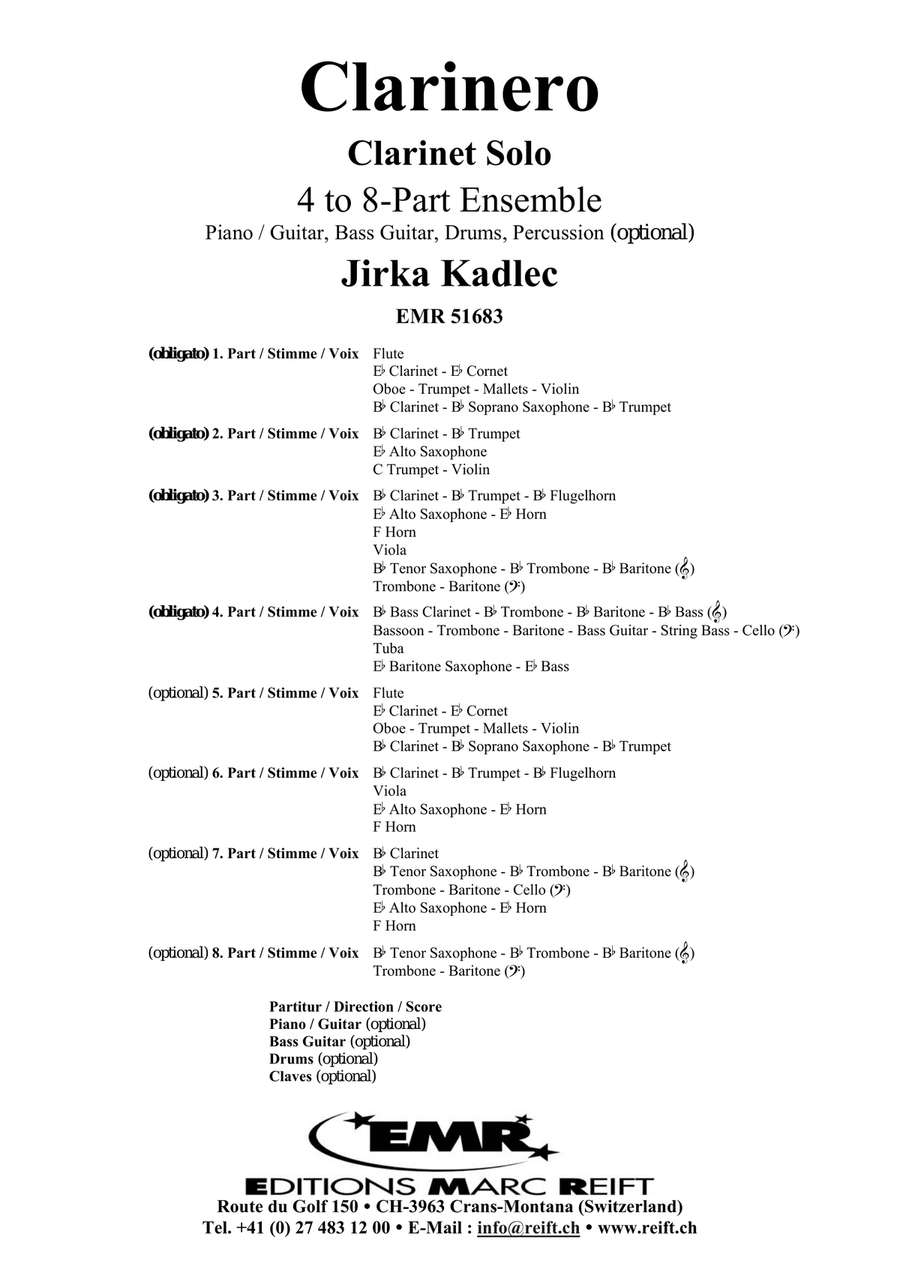 Clarinero Clarinero Clarinet Solo scores gallery preview page 2