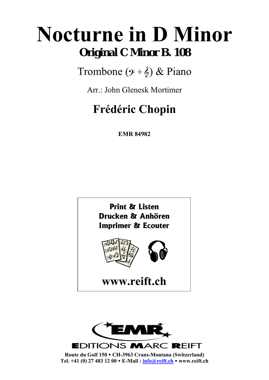 Nocturne in D Minor Nocturne in D Minor Piano Accompaniment scores gallery preview page 2