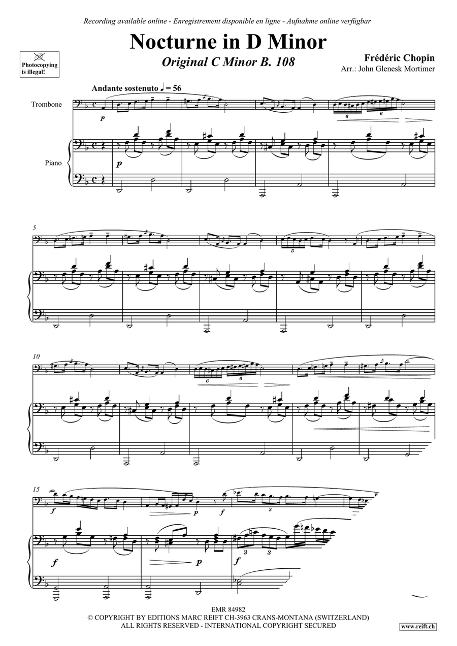 Nocturne in D Minor Nocturne in D Minor Piano Accompaniment scores gallery preview page 3