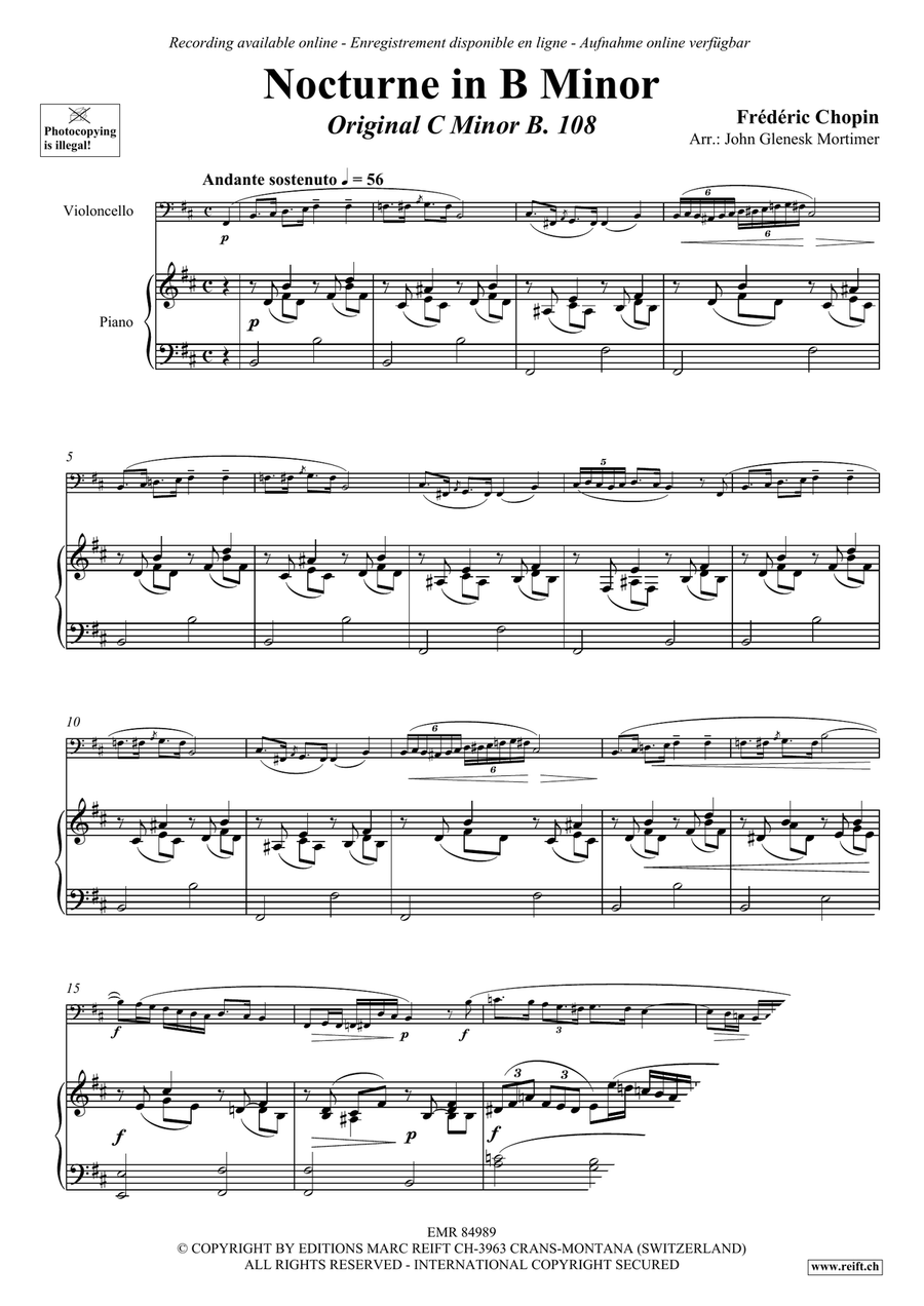 Nocturne in D Minor Nocturne in D Minor Piano Accompaniment scores gallery preview page 3