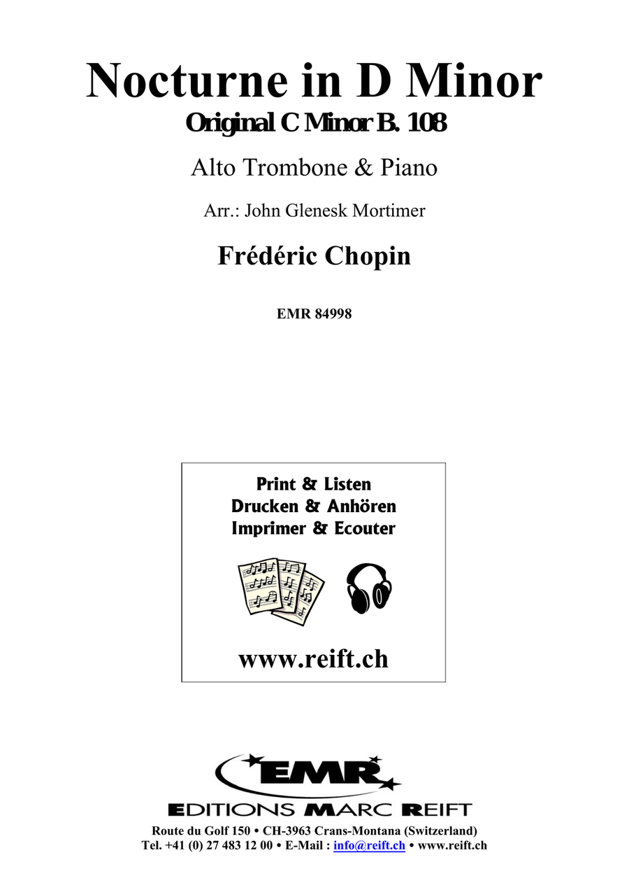 Nocturne in D Minor Nocturne in D Minor Piano Accompaniment scores gallery preview page 2