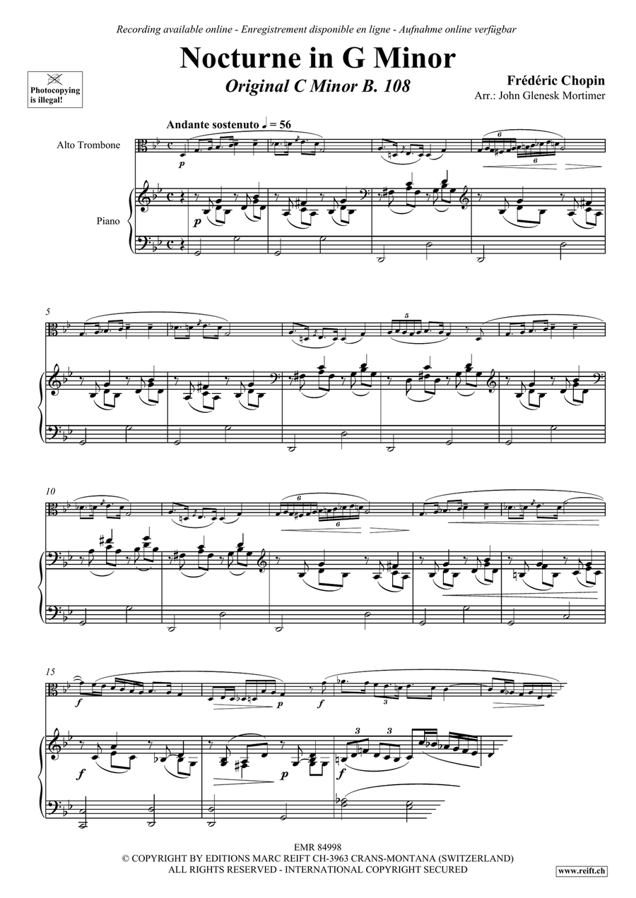 Nocturne in D Minor Nocturne in D Minor Piano Accompaniment scores gallery preview page 3