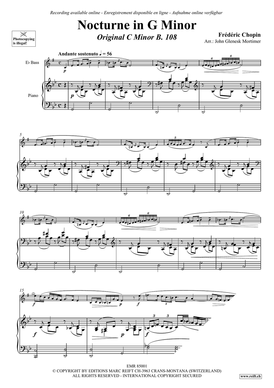 Nocturne in D Minor Nocturne in D Minor Voice Solo scores gallery preview page 3