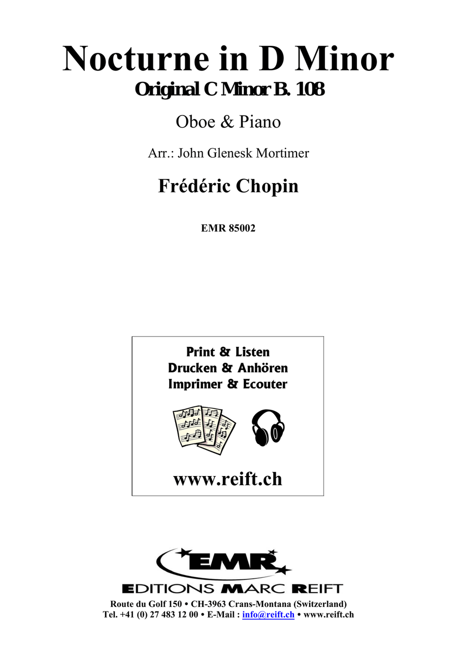 Nocturne in D Minor Nocturne in D Minor Piano Accompaniment scores gallery preview page 2