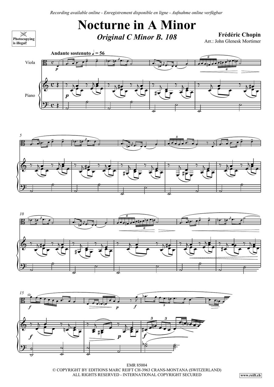 Nocturne in D Minor Nocturne in D Minor Piano Accompaniment scores gallery preview page 3