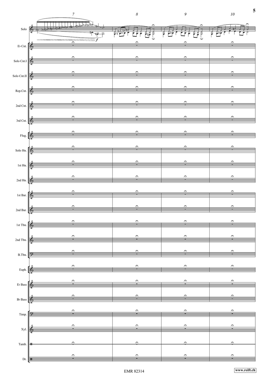 On Fire ! On Fire ! Brass Band scores gallery preview page 7