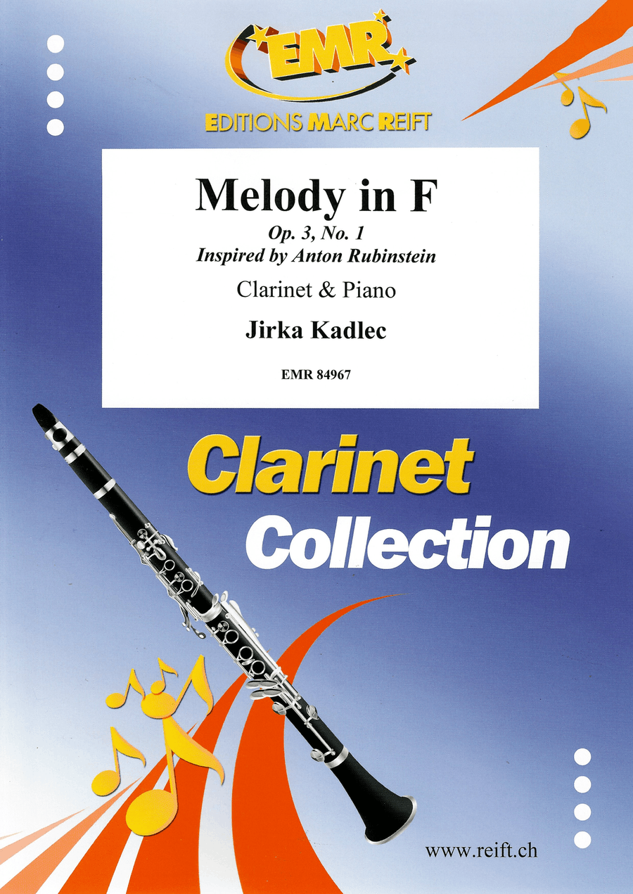 Melody in F Melody in F Clarinet Solo scores gallery preview page 1