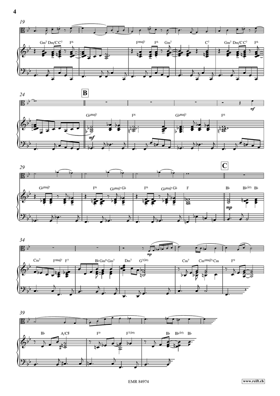 Melody in F Melody in F Piano Accompaniment scores gallery preview page 4