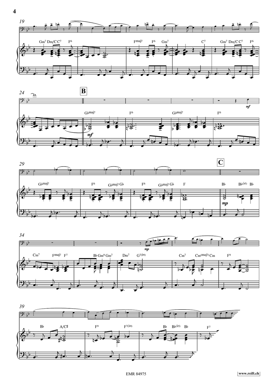 Melody in F Melody in F Piano Accompaniment scores gallery preview page 4