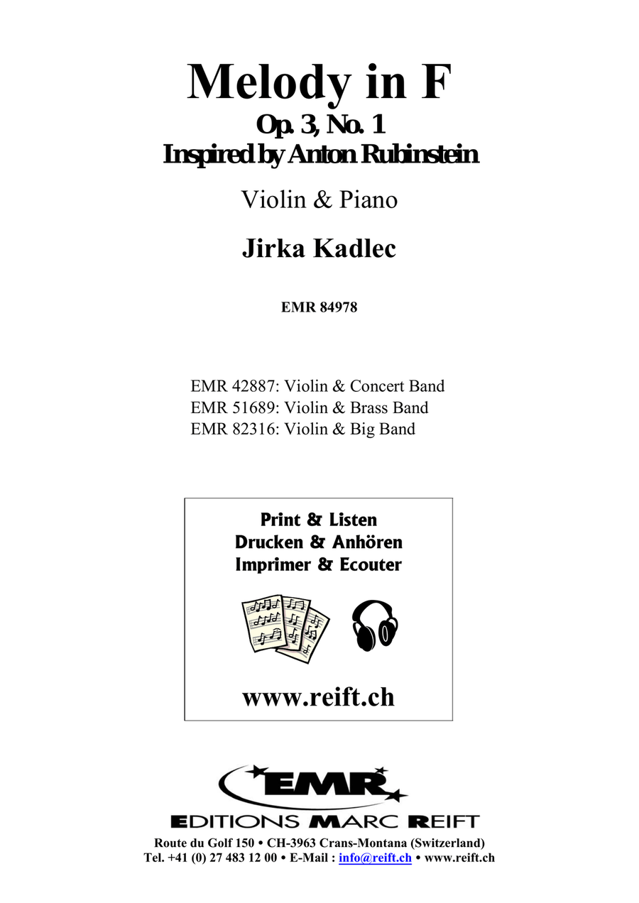 Melody in F Melody in F Violin Solo scores gallery preview page 2