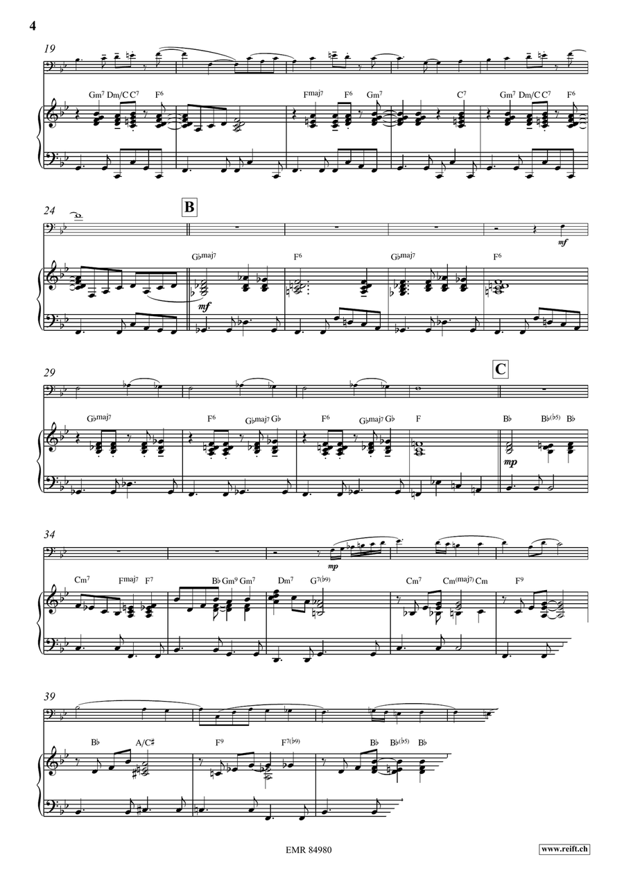 Melody in F Melody in F Piano Accompaniment scores gallery preview page 4