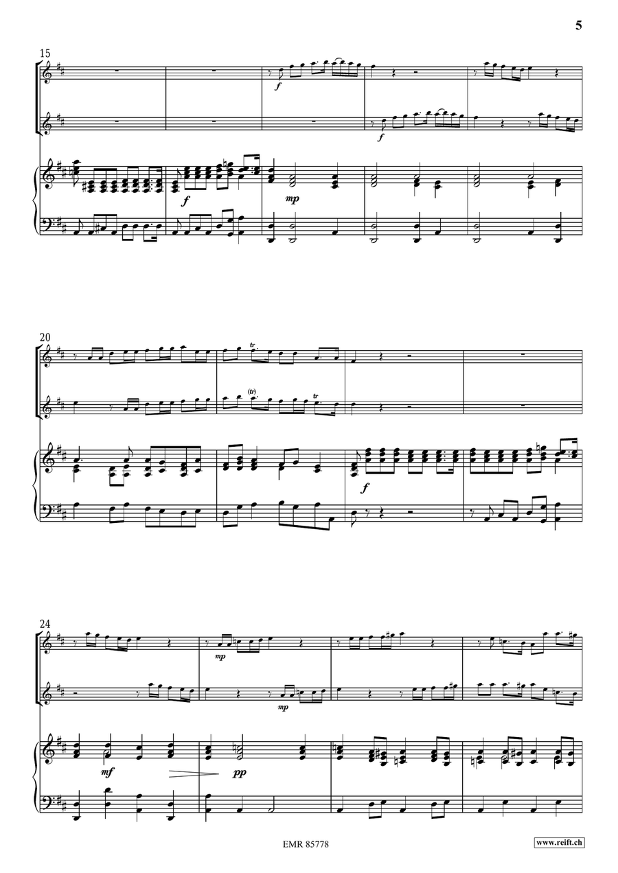 Sonata in D Sonata in D Piccolo scores gallery preview page 5