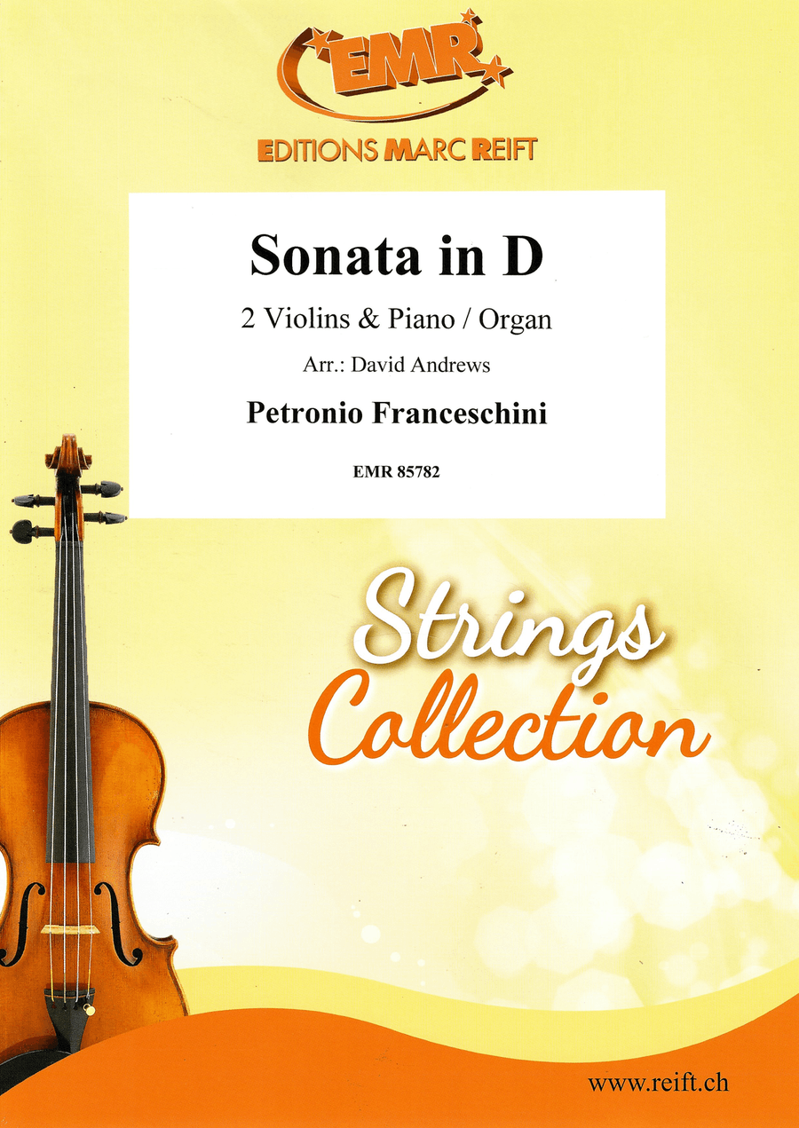 Sonata in D Sonata in D Violin scores gallery preview page 1