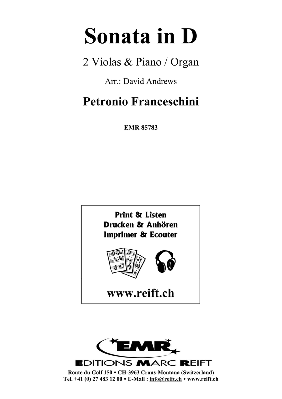 Sonata in D Sonata in D Viola scores gallery preview page 2