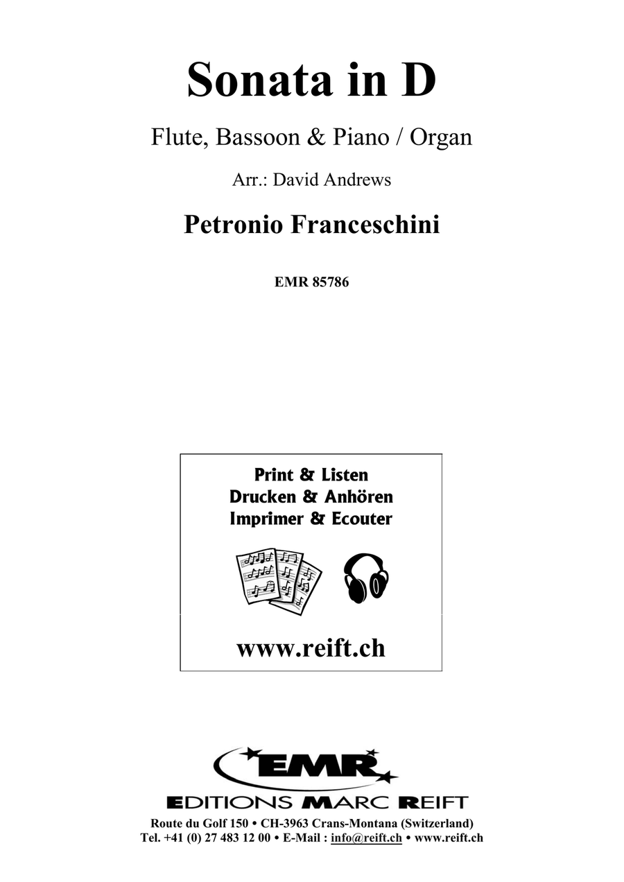 Sonata in D Sonata in D Bassoon scores gallery preview page 2