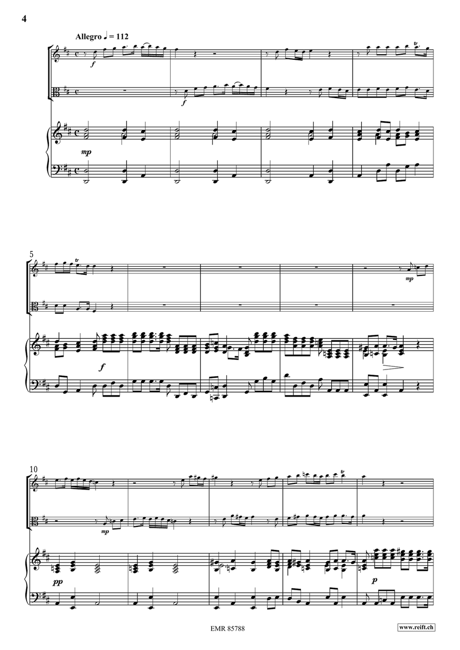 Sonata in D Sonata in D Viola scores gallery preview page 4