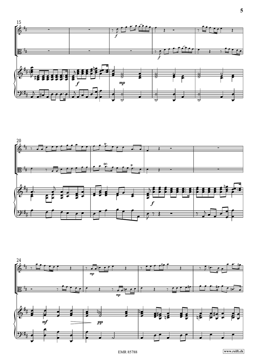 Sonata in D Sonata in D Viola scores gallery preview page 5