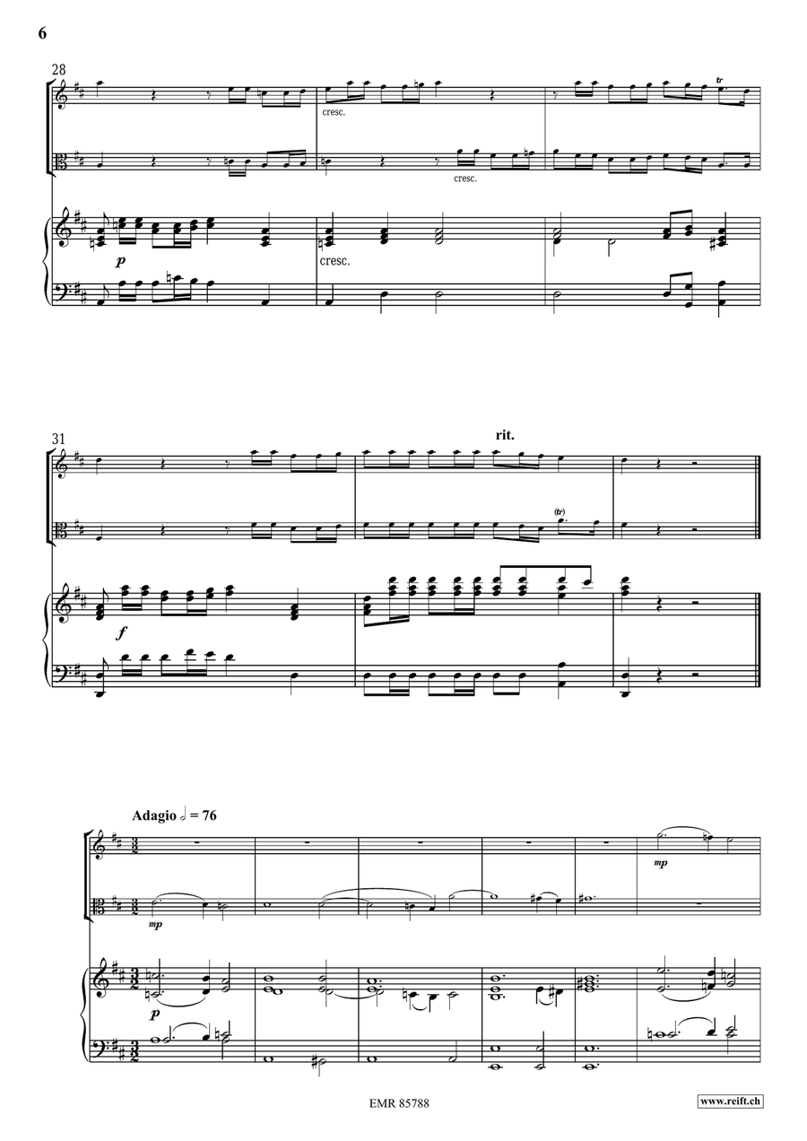 Sonata in D Sonata in D Viola scores gallery preview page 6