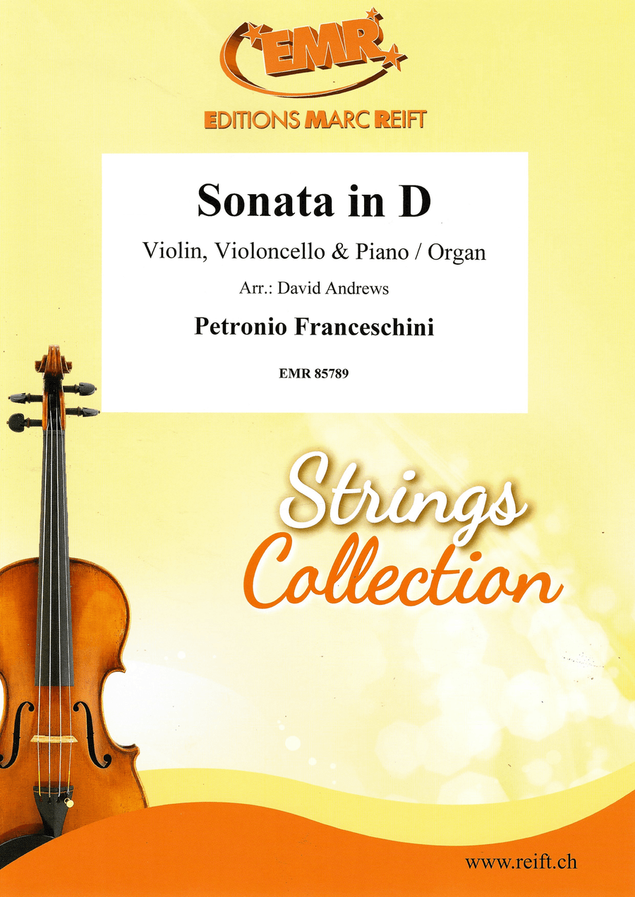 Sonata in D Sonata in D Piano Trio scores gallery preview page 1