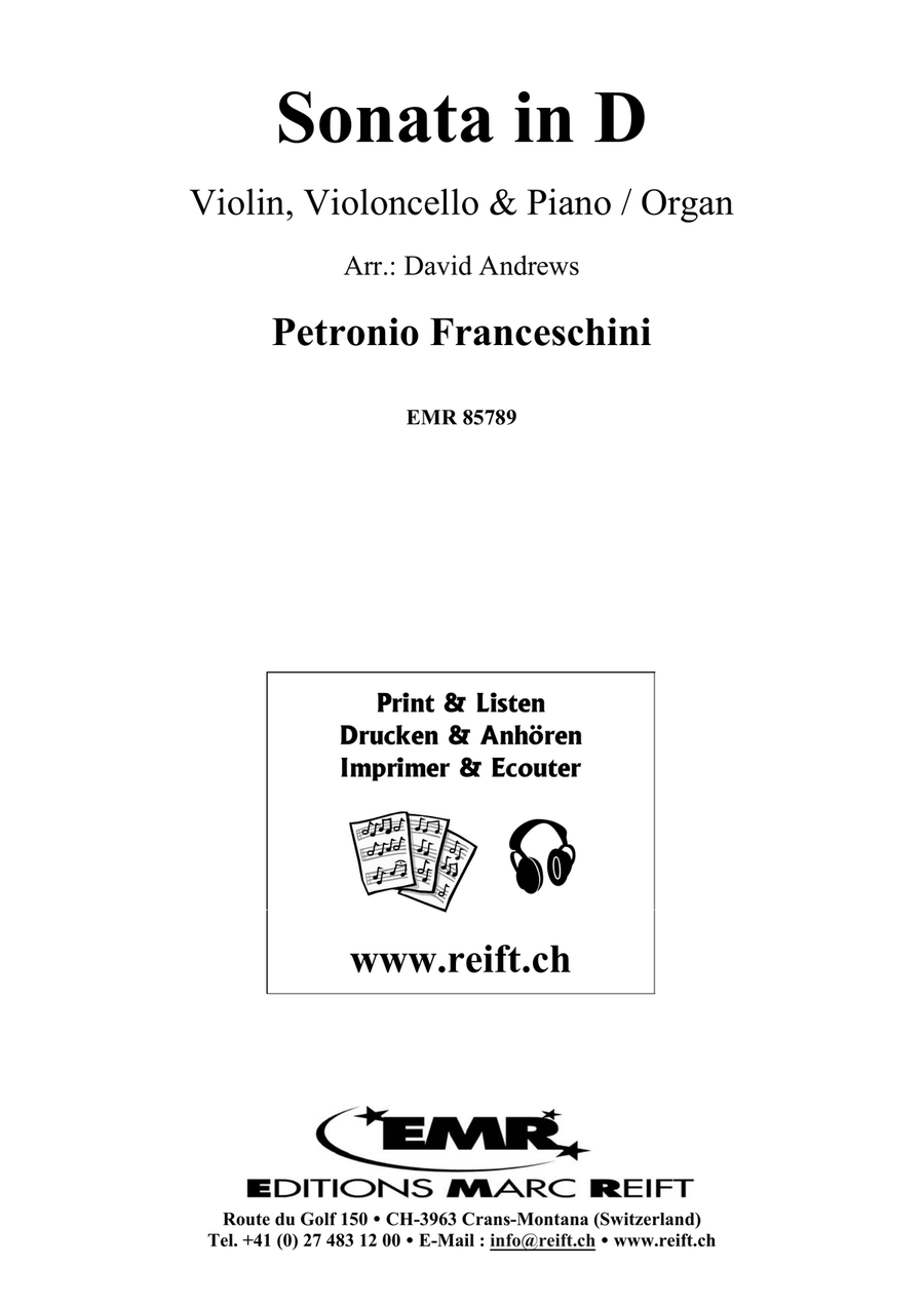 Sonata in D Sonata in D Piano Trio scores gallery preview page 2