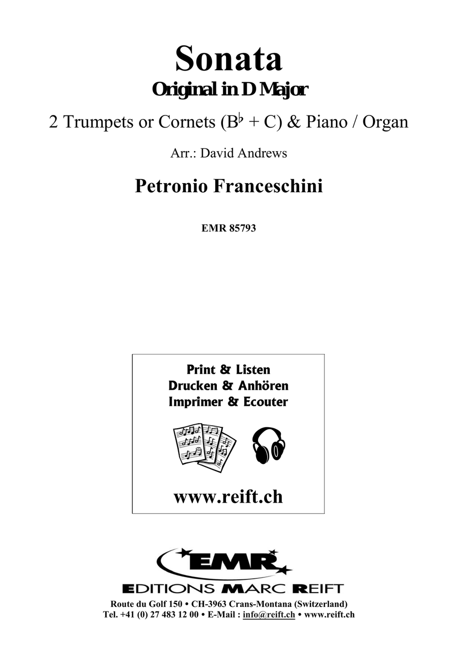 Sonata Sonata Trumpet Duet scores gallery preview page 2