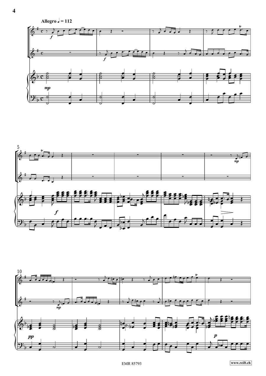 Sonata Sonata Trumpet Duet scores gallery preview page 4