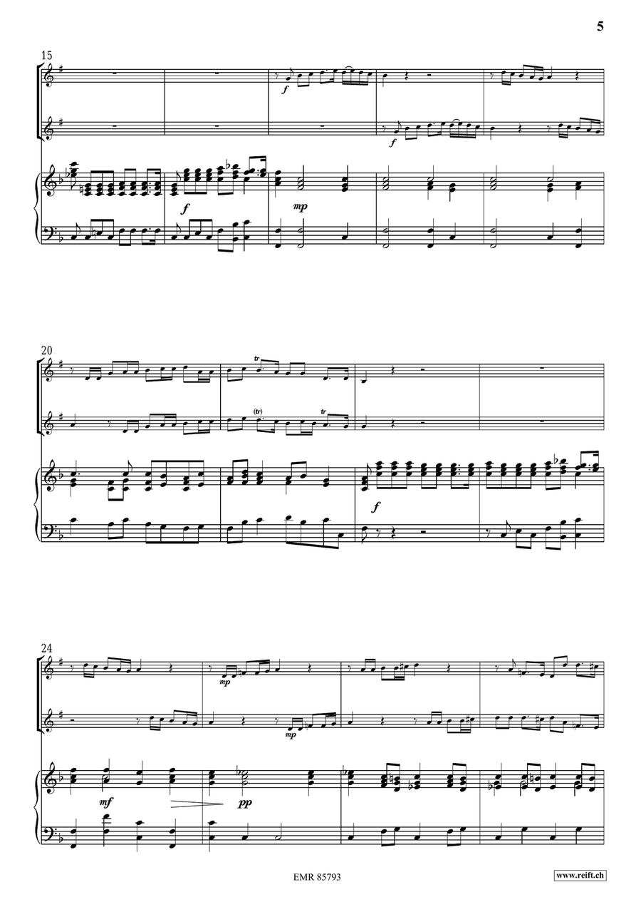 Sonata Sonata Trumpet Duet scores gallery preview page 5