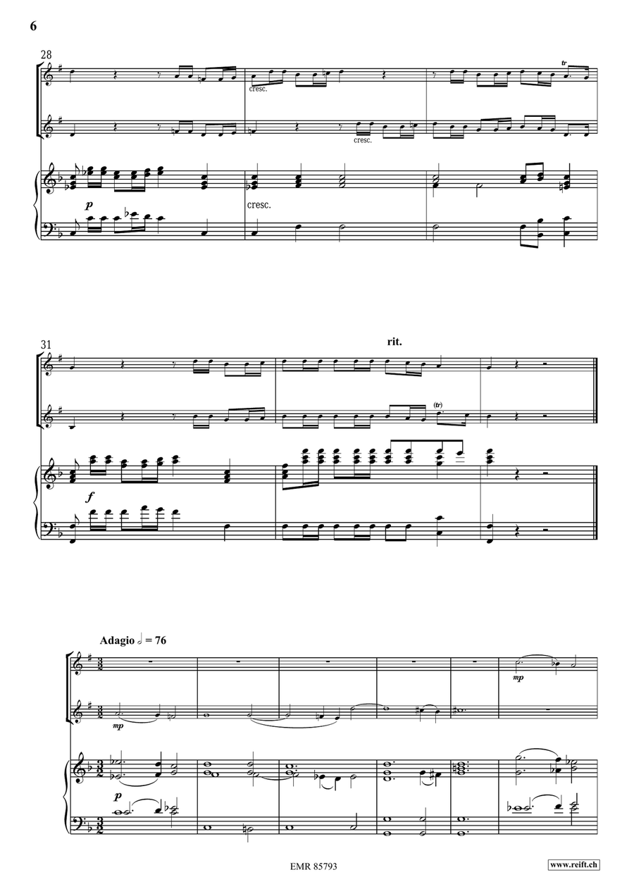 Sonata Sonata Trumpet Duet scores gallery preview page 6