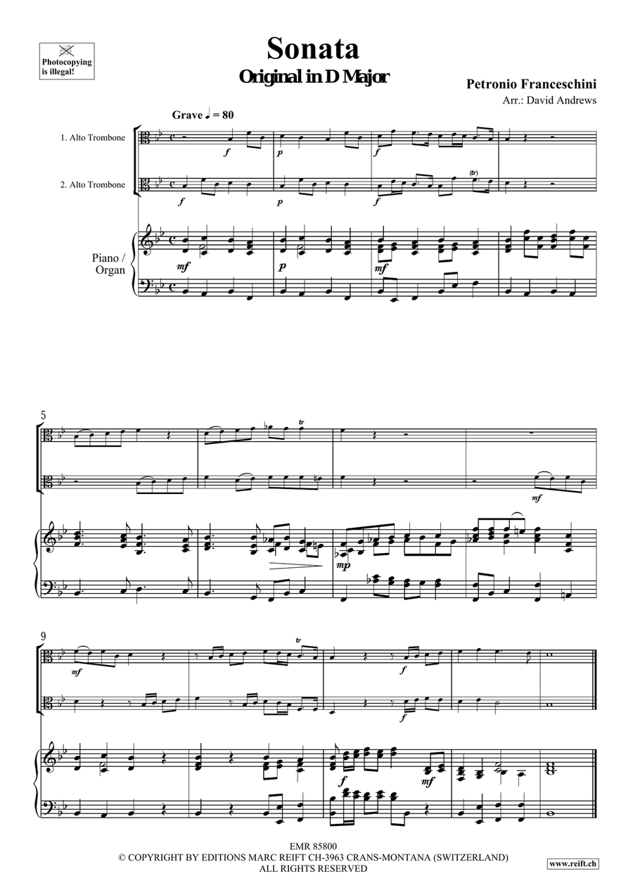 Sonata Sonata Organ scores gallery preview page 3