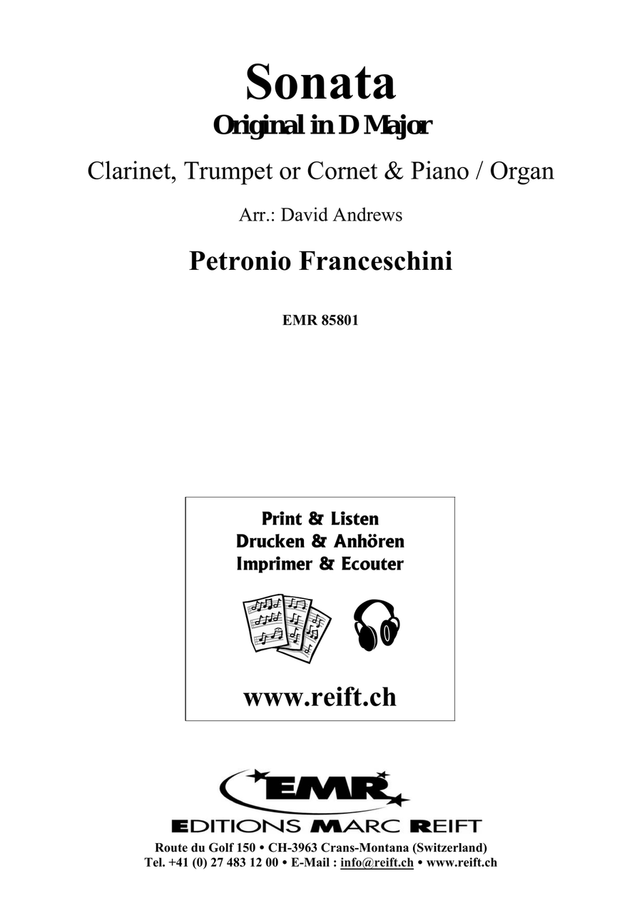 Sonata Sonata Clarinet scores gallery preview page 2