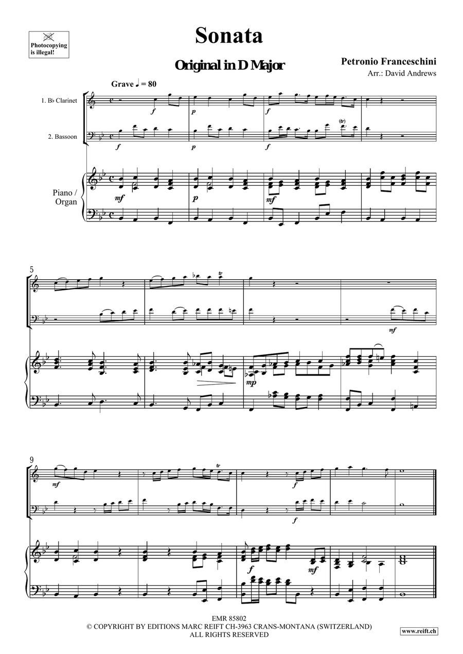 Sonata Sonata Bassoon scores gallery preview page 3