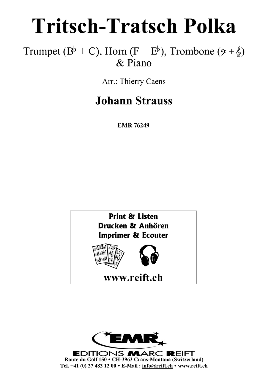 Tritsch-Tratsch Polka Tritsch-Tratsch Polka Horn scores gallery preview page 2